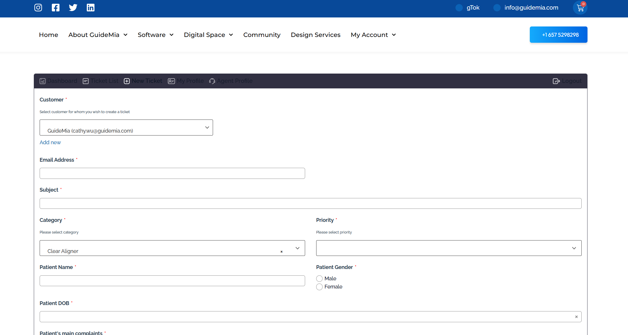 GuideMia OrthoClic screenshot